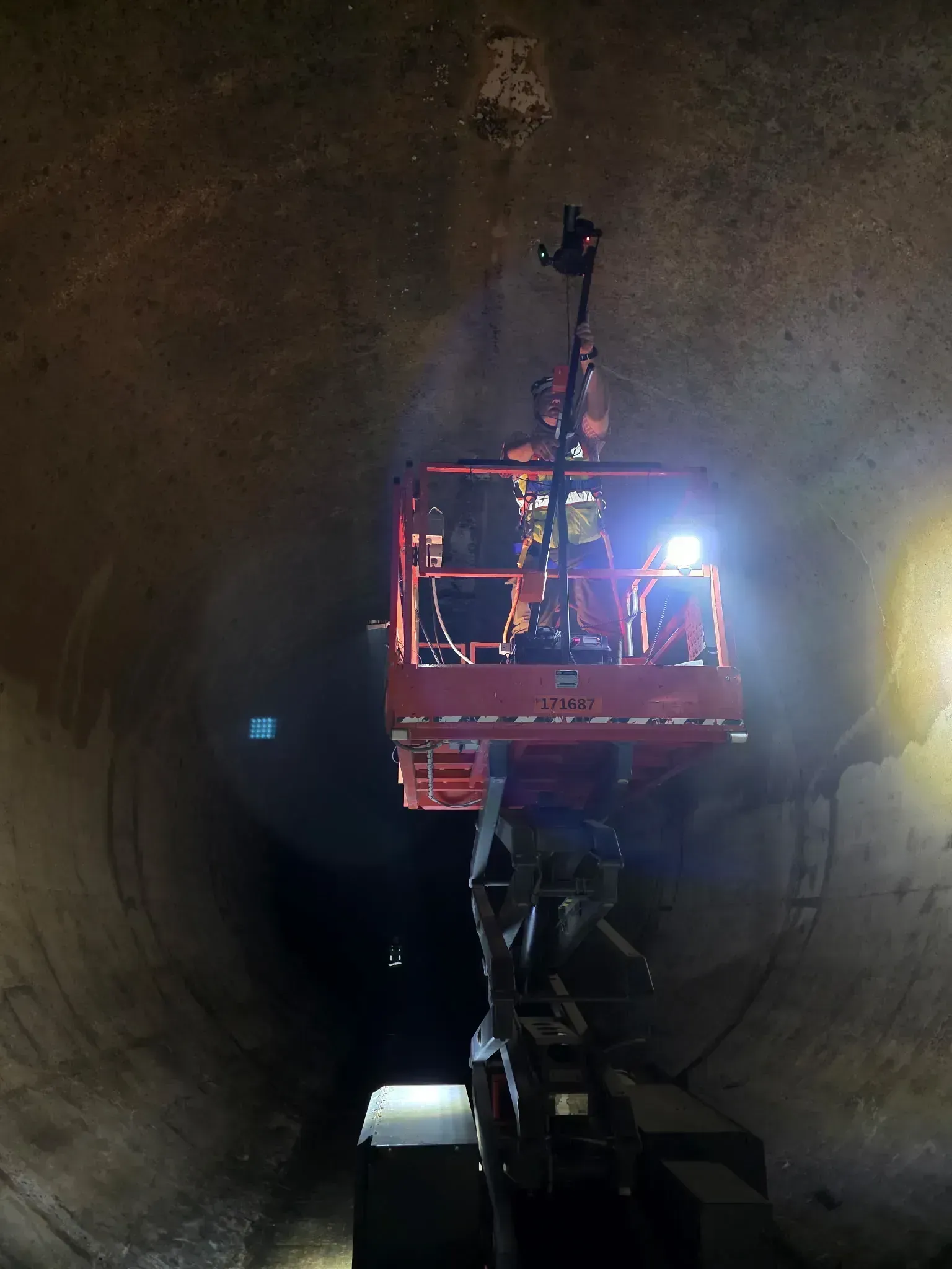 Storm drain tunnel